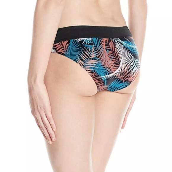 Carve Designs Catalina Bikini Bottom NWOT Black Palm - Picture 3 of 8